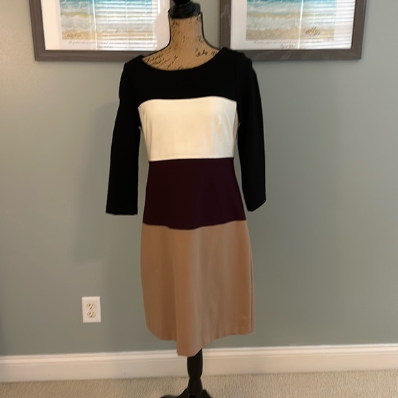 WHBM color block dress - Picture 1 of 3